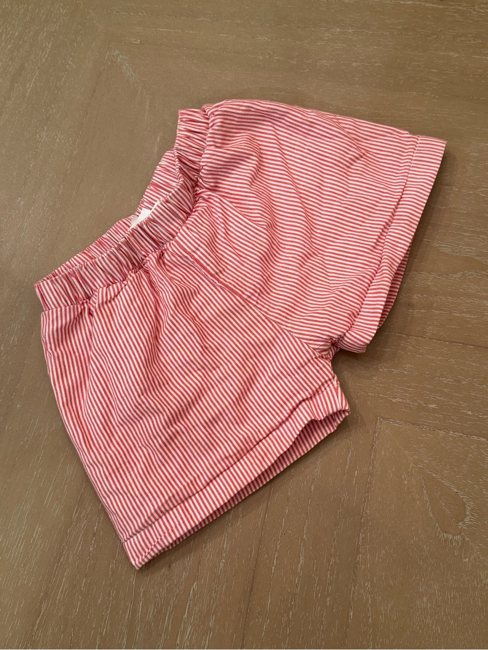 Boys Striped Athletic Shorts with Elastic Waist